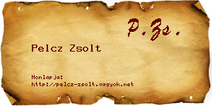 Pelcz Zsolt névjegykártya